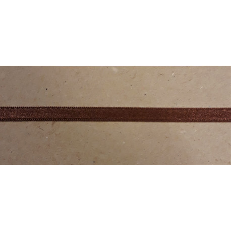 Záložka Satin Ribbon 10 brown š.6mm