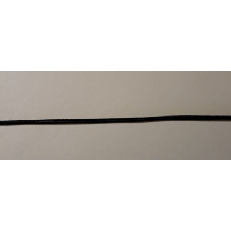 Gumička kulatá černá 1,2mm