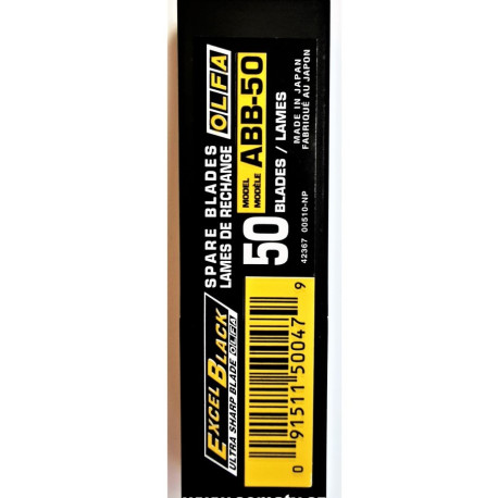 Olfa břity ABB 50, extraostré, 9mm