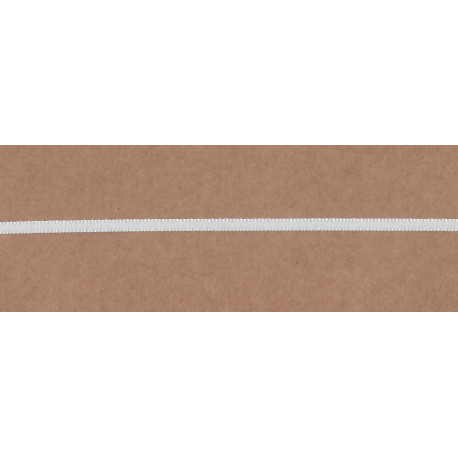 Záložka Satin Ribbon 01 White 3mm