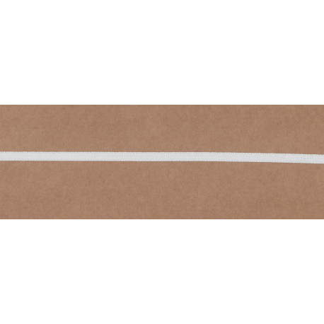 Záložka Satin Ribbon 01 White 6mm