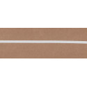 Záložka Satin Ribbon 01 White 6mm