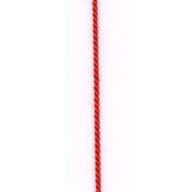 Šňůra stáčená 2,1mm červená